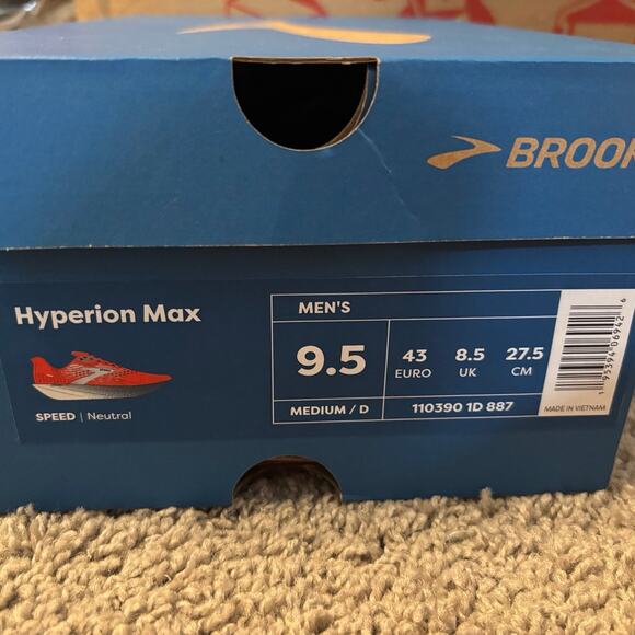 Brooks Hyperion Max 9.5 men’s - Picture 7 of 9
